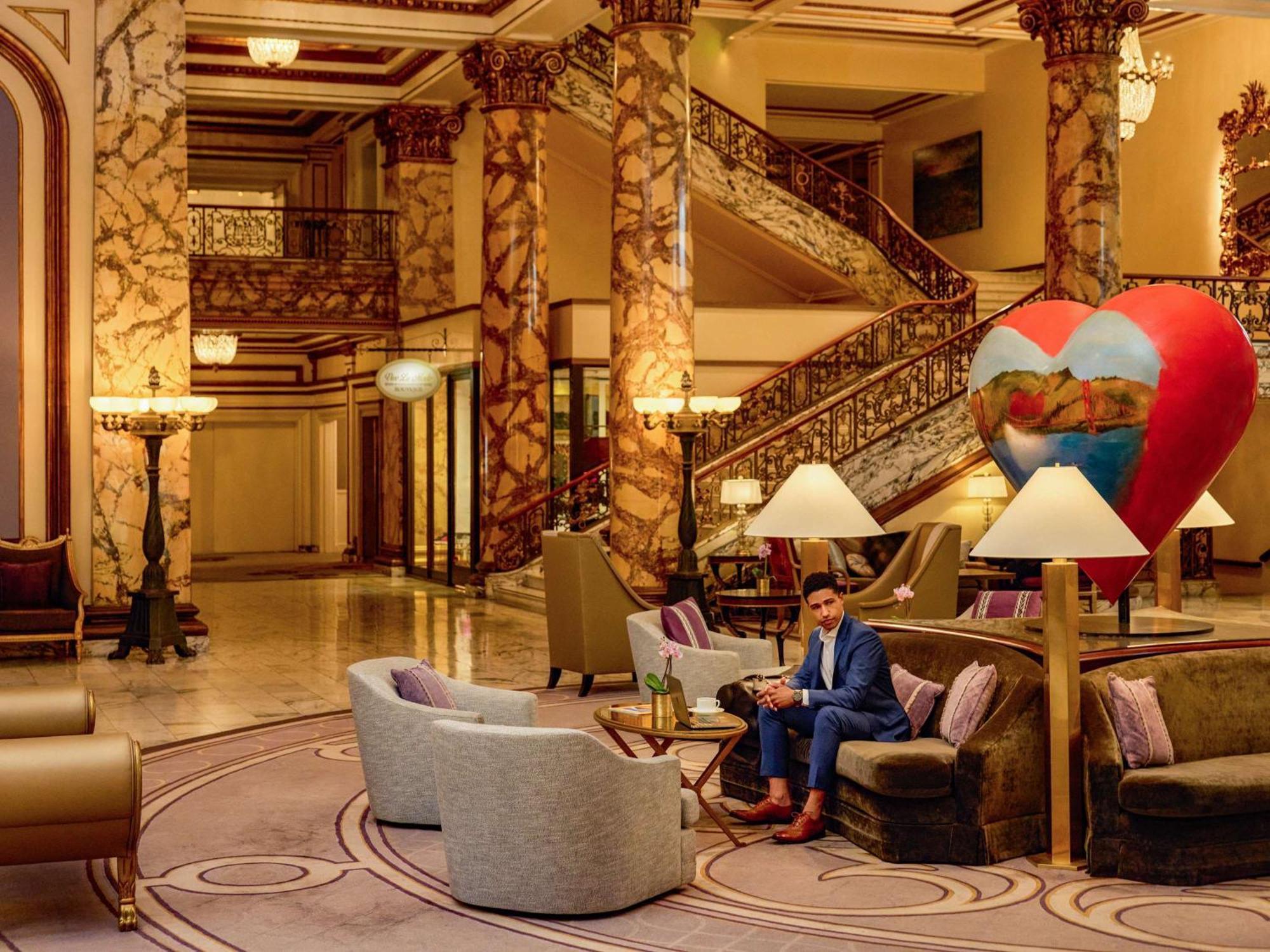 Готель Fairmont Сан-Франциско Екстер'єр фото The lobby of the InterContinental London Park Lane